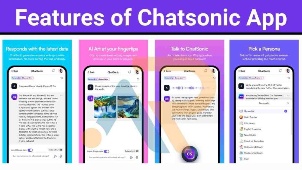 Features of Chatsonic App