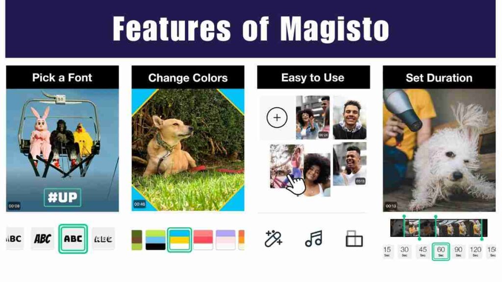 Features of Magisto image