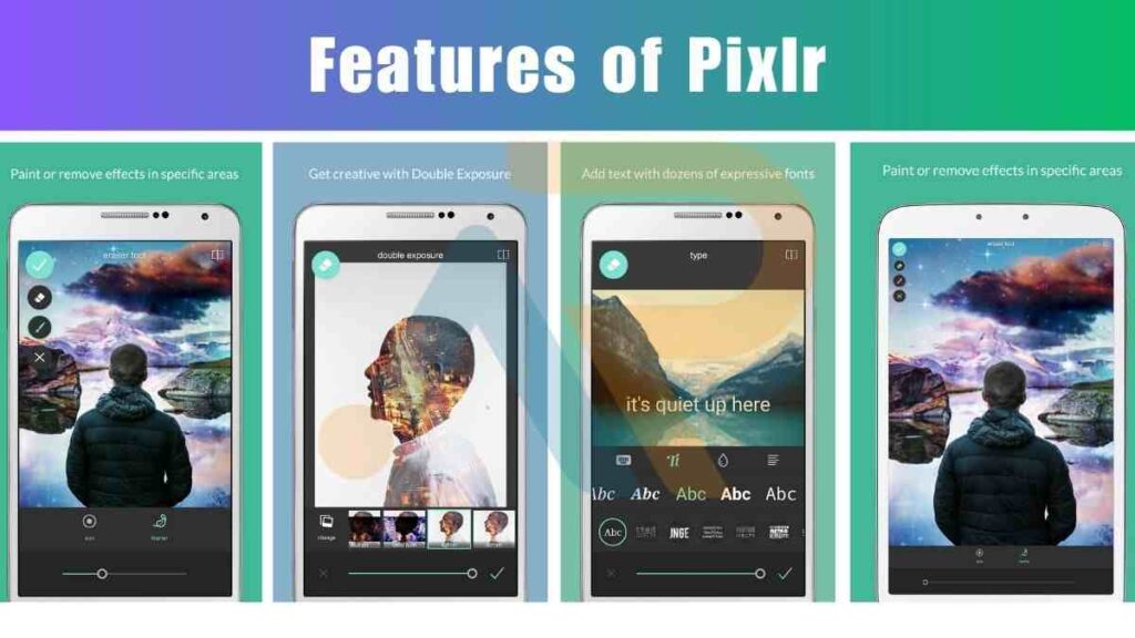 Image show Features of Pixlr