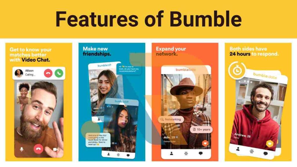 Features of Bumble dating app