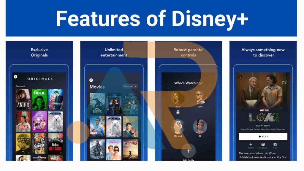 Features of Disney Plus