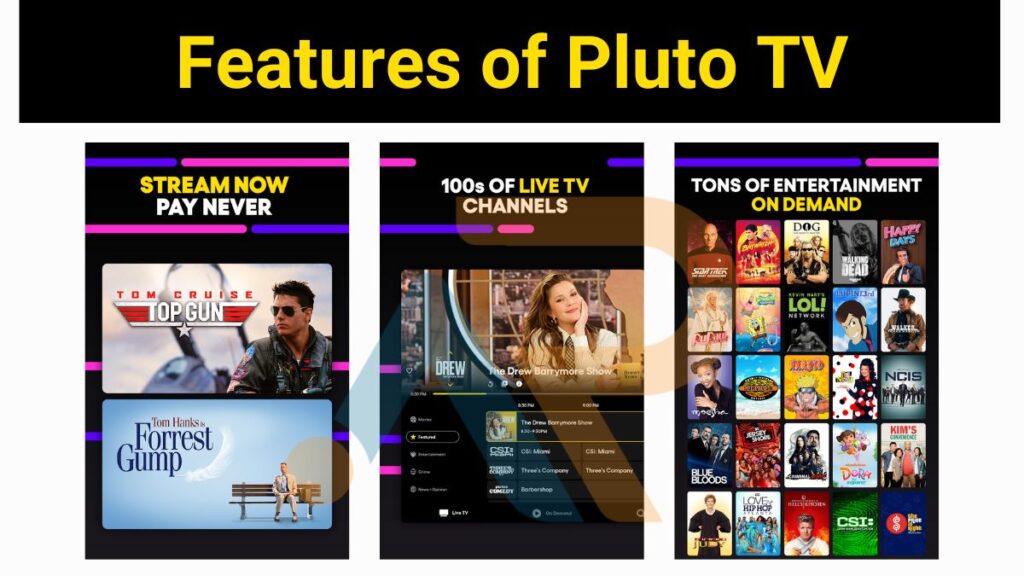 Features of Pluto Tv