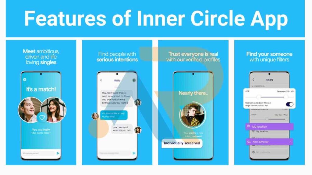 Features of inner circle dating app