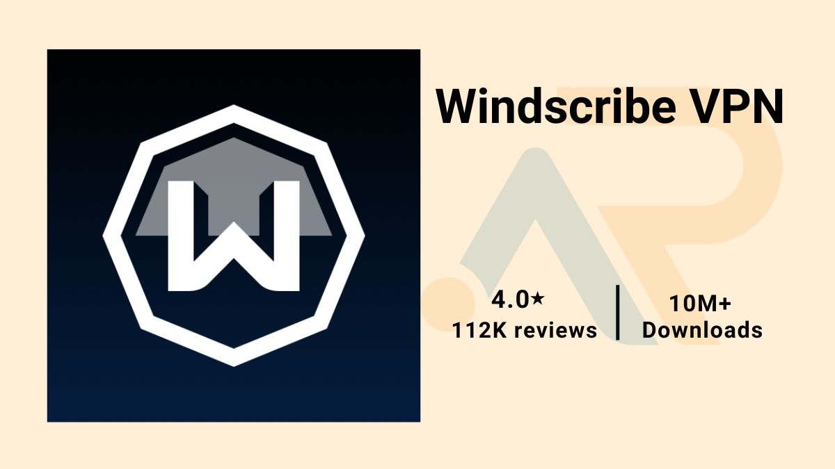 Featured image of Windscribe VPN app